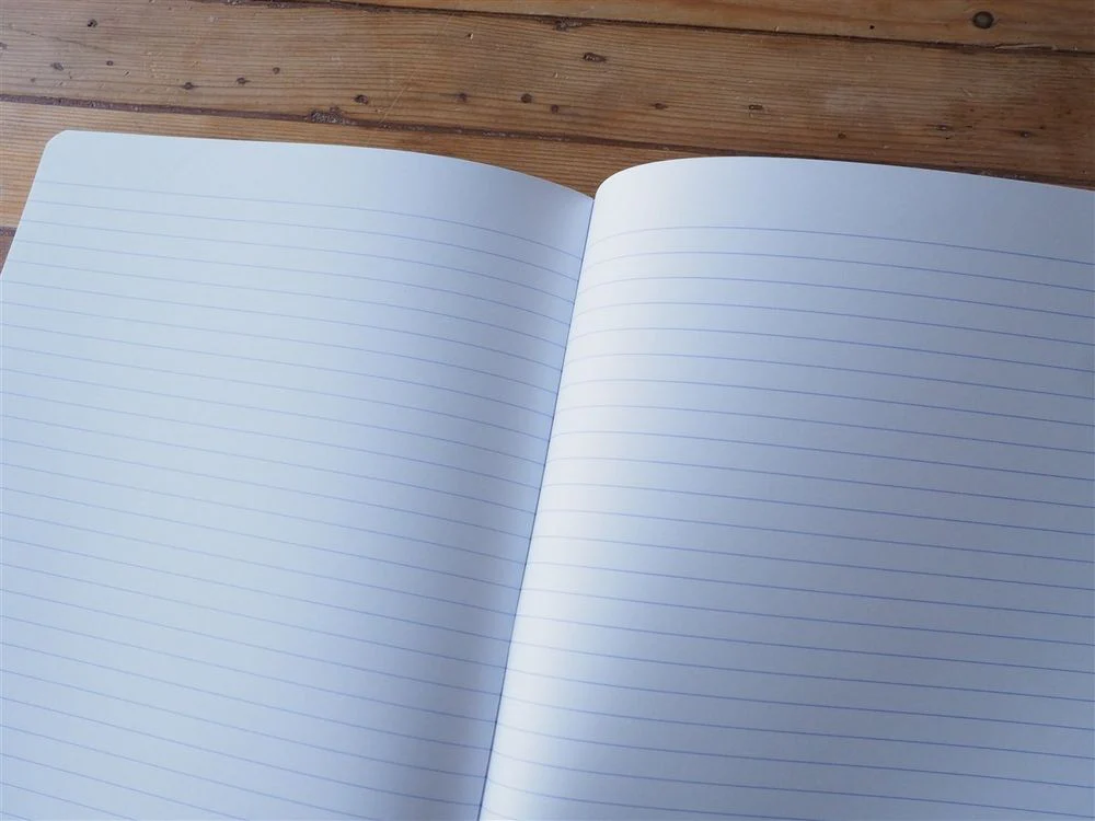 Rhodia - Side-Stapled Notebook - A4 - Black (Lined) - Image 2