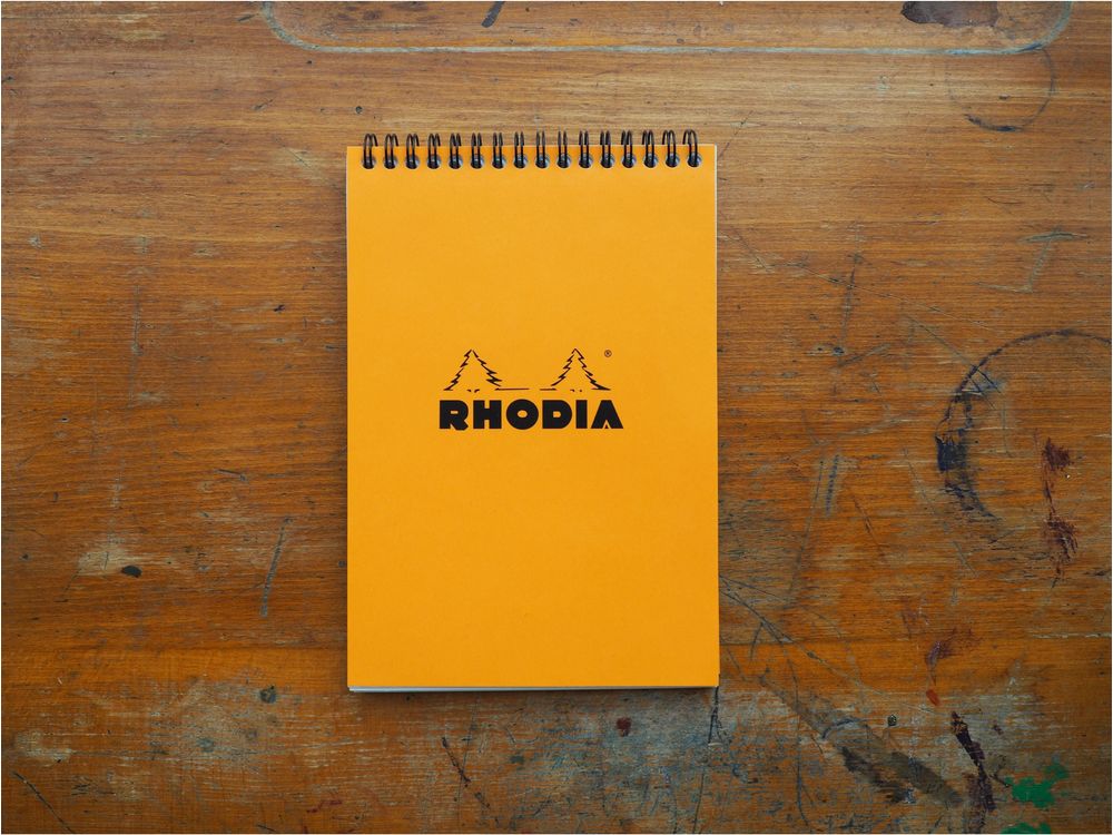 Rhodia - Top Spiral Pad No. 16 - A5 - Orange (Graph)