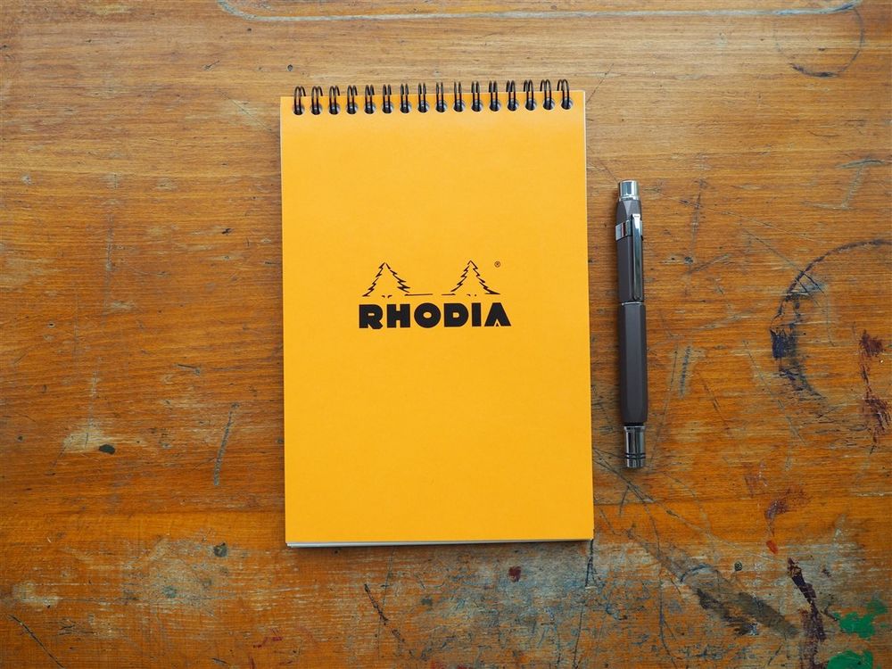 Rhodia - Top Spiral Pad No. 16 - A5 - Orange (Lined)