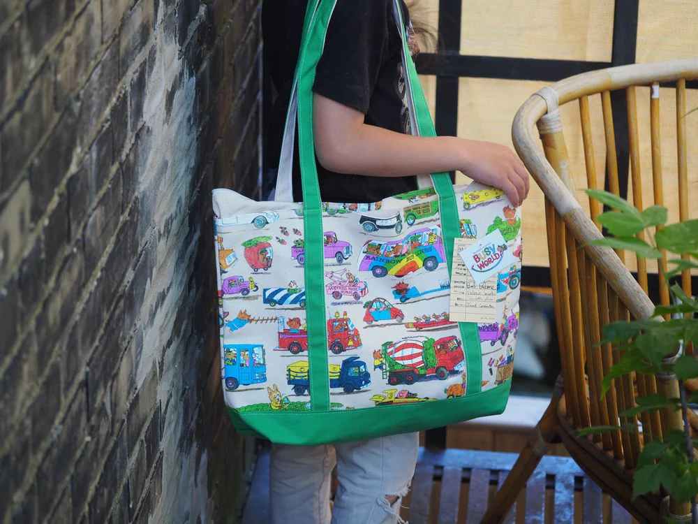 Richard Scarry - Zippered Tote Bag - Cars and Trucks and Things That Go