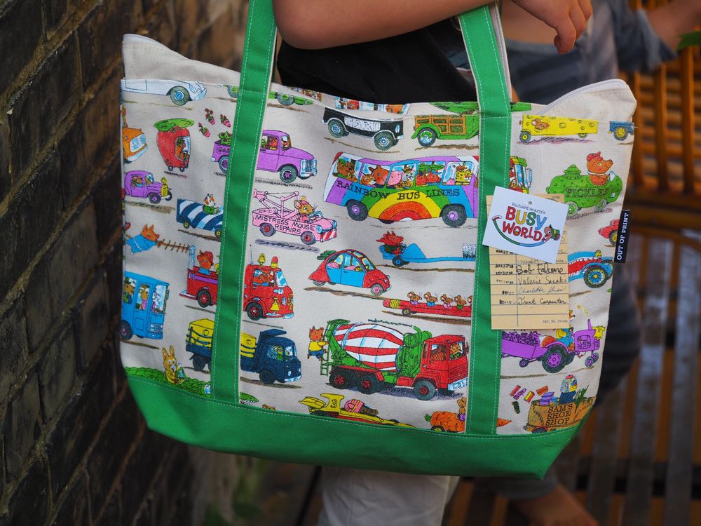 Richard Scarry - Zippered Tote Bag - Cars and Trucks and Things That Go - Image 2
