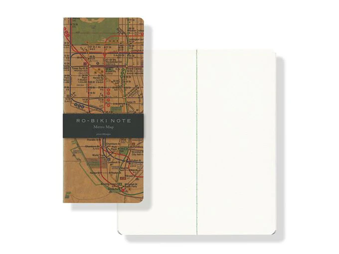 Ro-Biki Large Note - Map Series - Metro Map