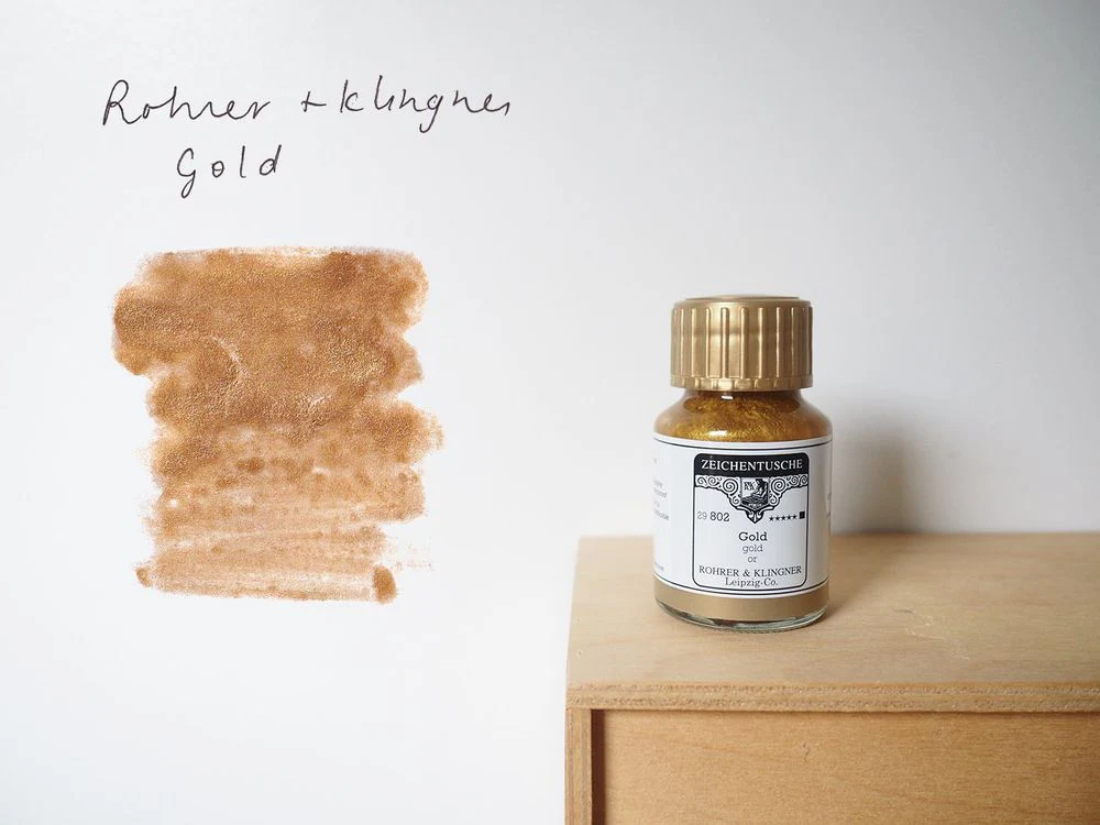 Rohrer & Klingner Calligraphy Ink (50mL) - Gold