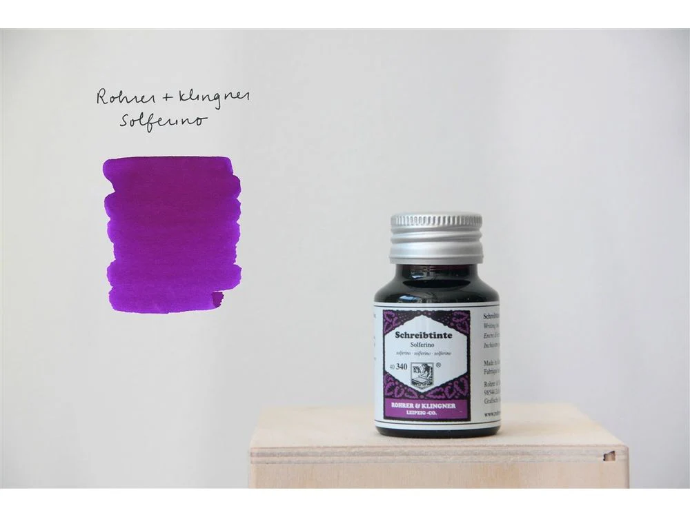 Rohrer & Klingner Fountain Pen Ink (50mL) - Solferino (Violet)