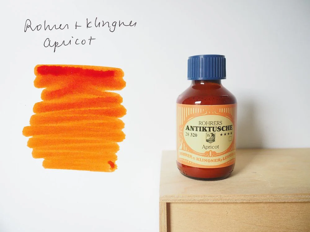 Rohrer & Klingner Traditional Ink (100mL) - Apricot
