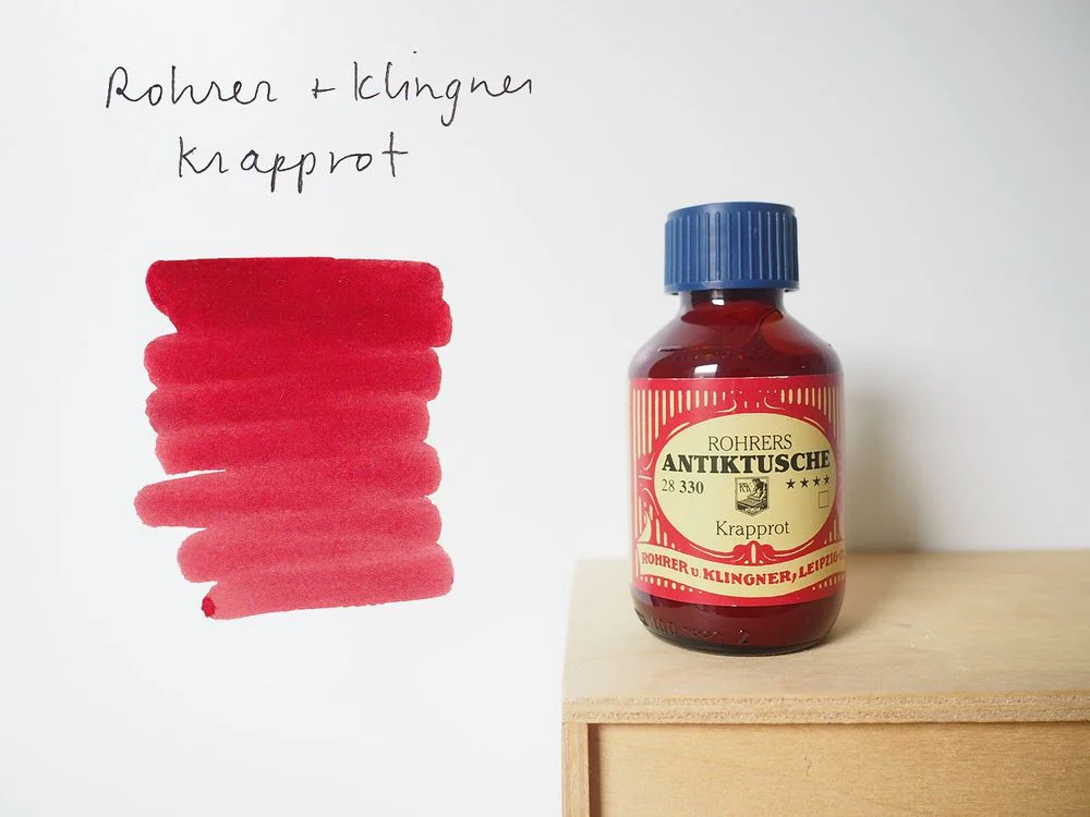 Rohrer & Klingner Traditional Ink (100mL) - Krapprot