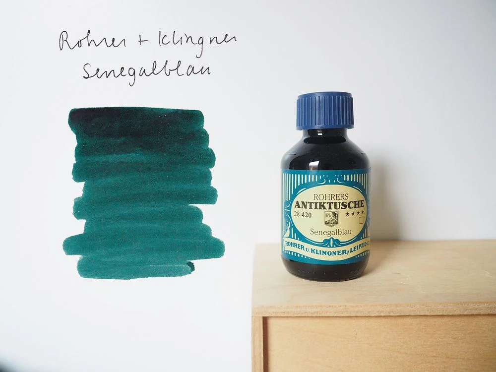 Rohrer & Klingner Traditional Ink (100mL) - Senegalblau