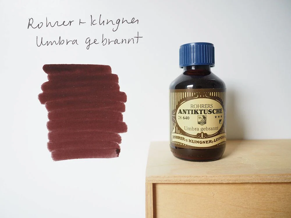 Rohrer & Klingner Traditional Ink (100mL) - Umbra gebrannt
