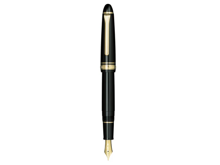 Sailor 1911S Fountain Pen - Black with Gold Trim
