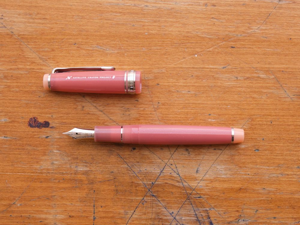 Sailor Limited Edition Professional Gear Slim Fountain Pen - Satellite Crayon Project - Syvash - Image 2