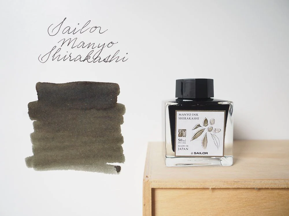 Sailor Manyo - Fountain Pen Ink (50mL) - Shirakashi