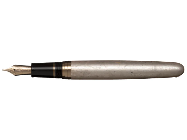 Sailor Nawate Furubihaku Fountain Pen - Bespoke - Sui (Silver Foil) - Image 2