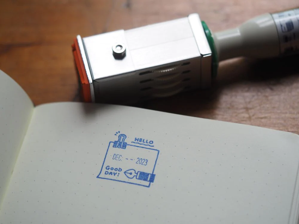eric x Sanby Stamp - Rotary Date Stamp - Hello/Good Day!