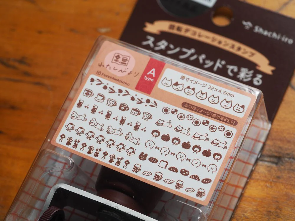 Shachihata Stamp - Rotary Stamp - Set A - Image 2