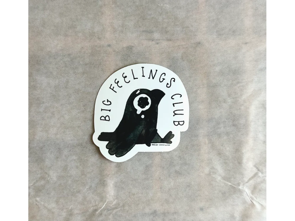 Shelley Couvillion - Vinyl Sticker - Big Feelings Club