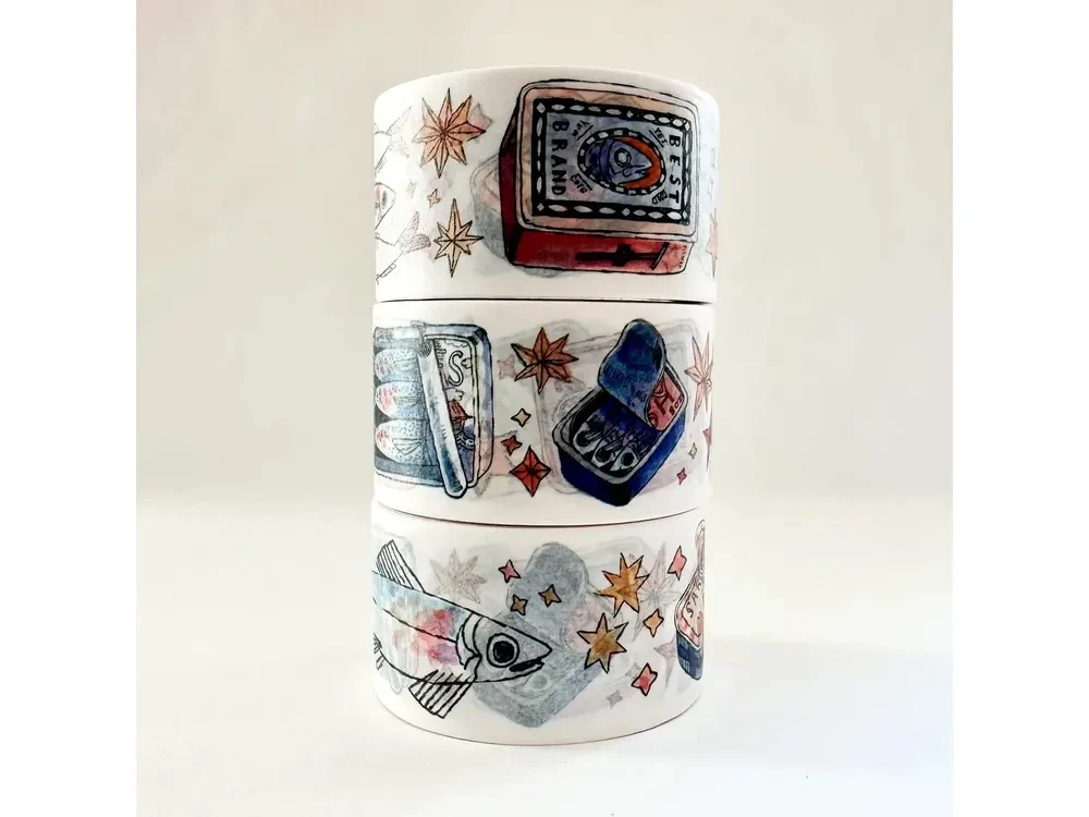 Shelley Couvillion - Washi Tape - Sardines - Image 2