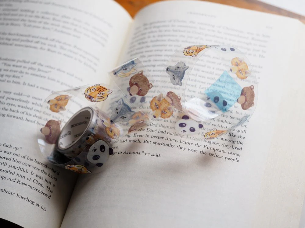 SODA Clear Masking Tape - Zoo
