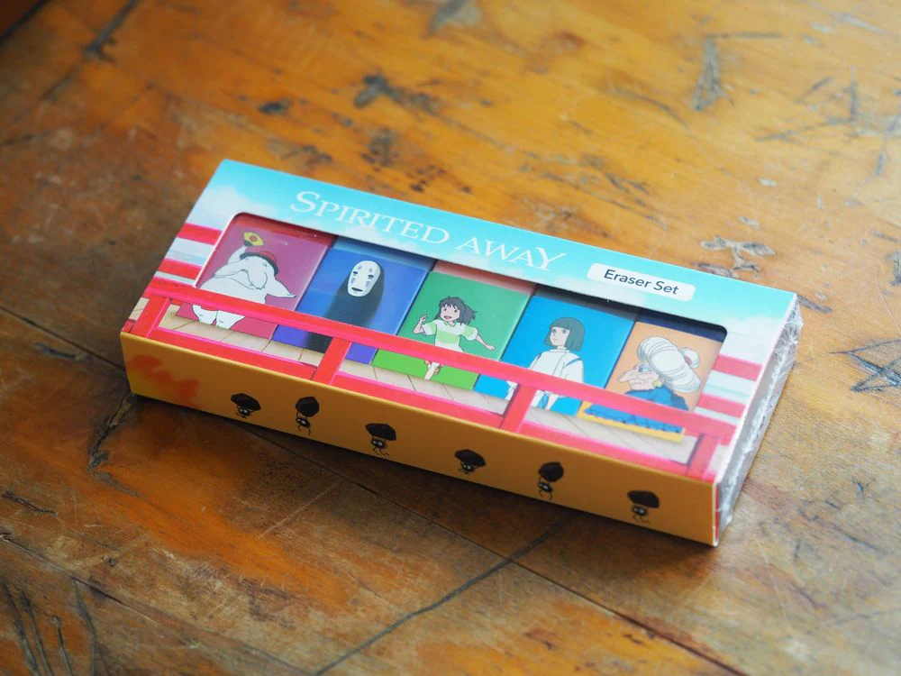 Spirited Away Erasers - Set of 5