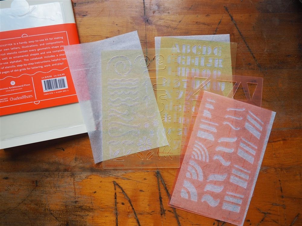 Stenciletter - Stencil Lettering Kit - Image 4