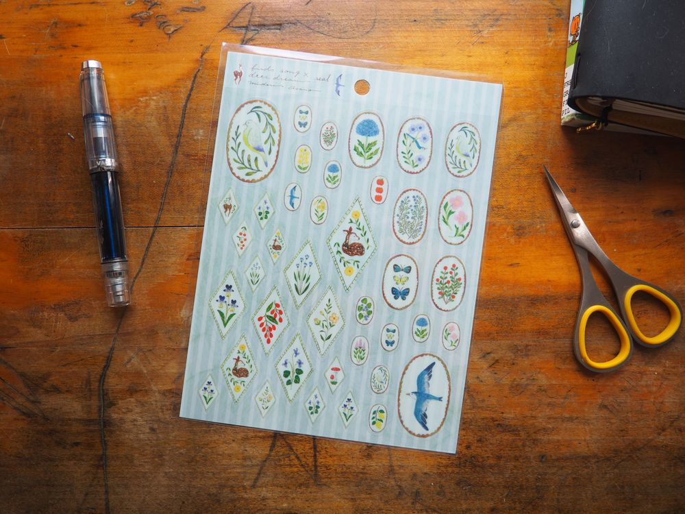 Sticker Sheet - Asano Midori - Birds Song (22-878)