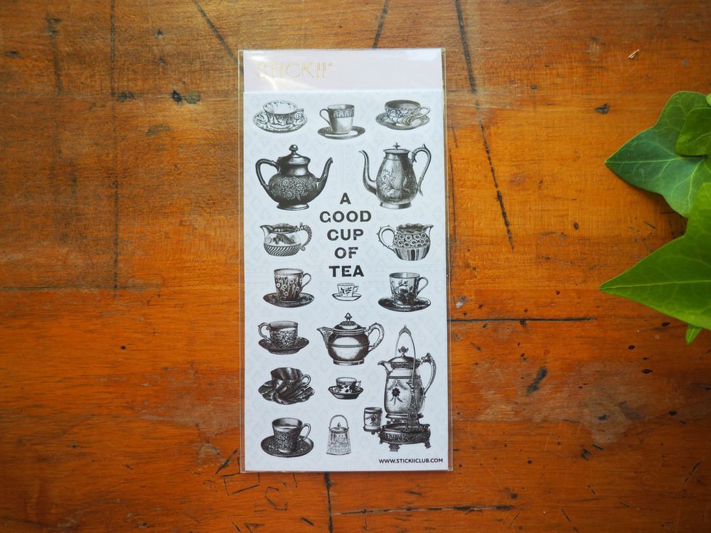 STICKII - Sticker Sheet - A Good Cup of Tea