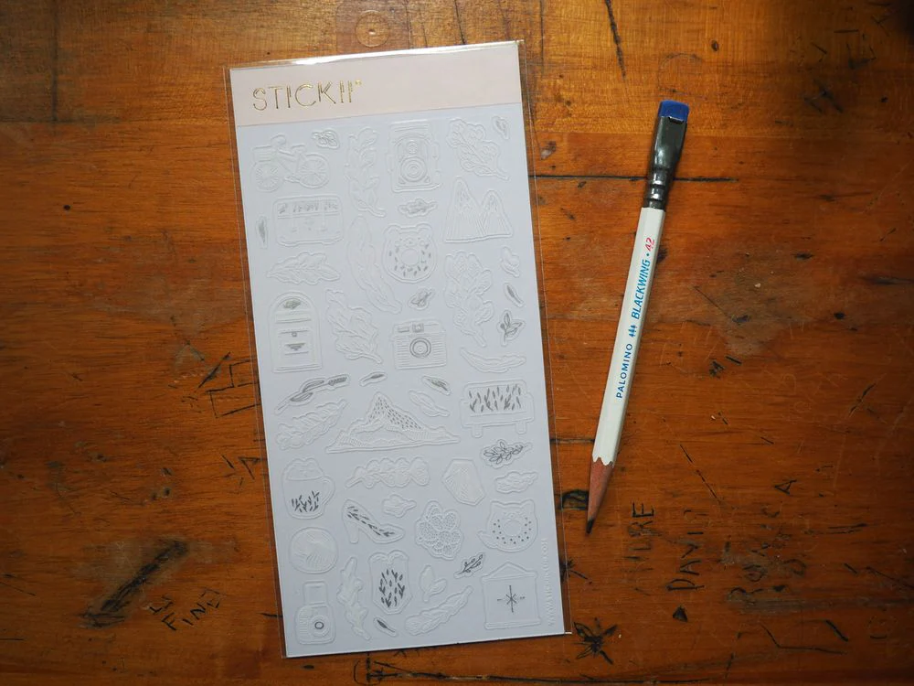 STICKII - Sticker Sheet - Adventure Sketches