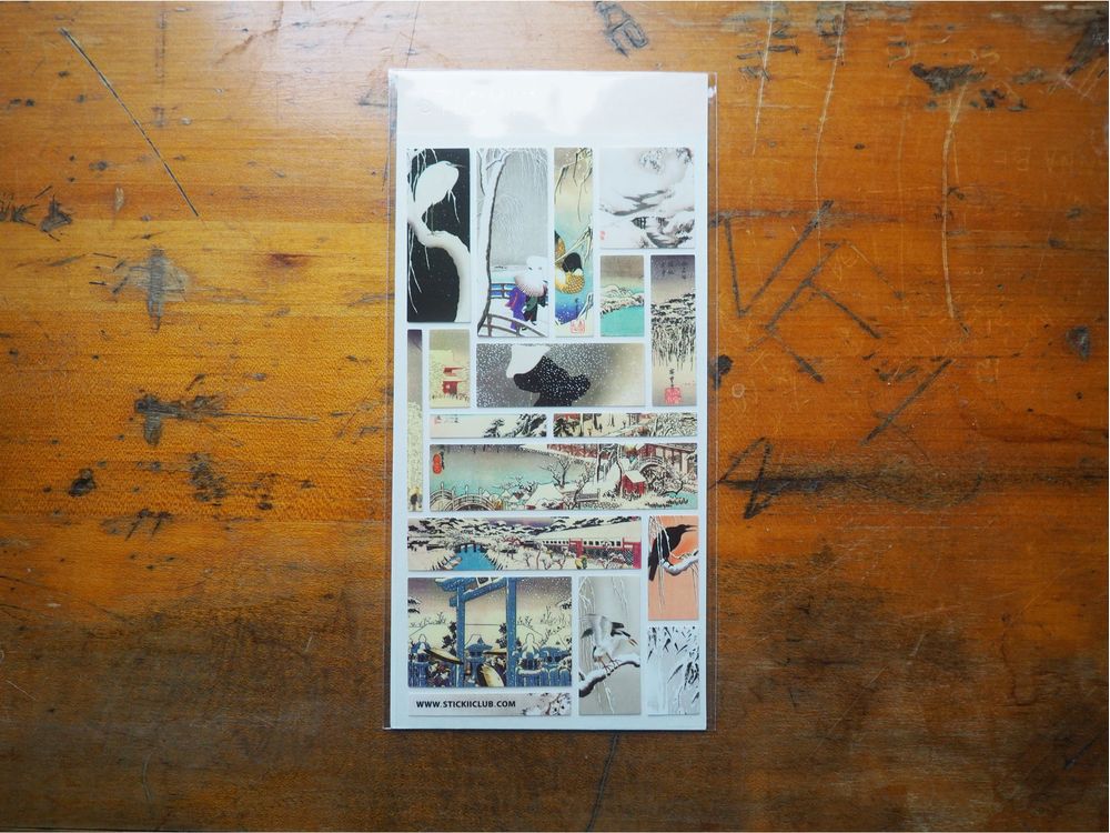 STICKII - Sticker Sheet - Japanese Winter