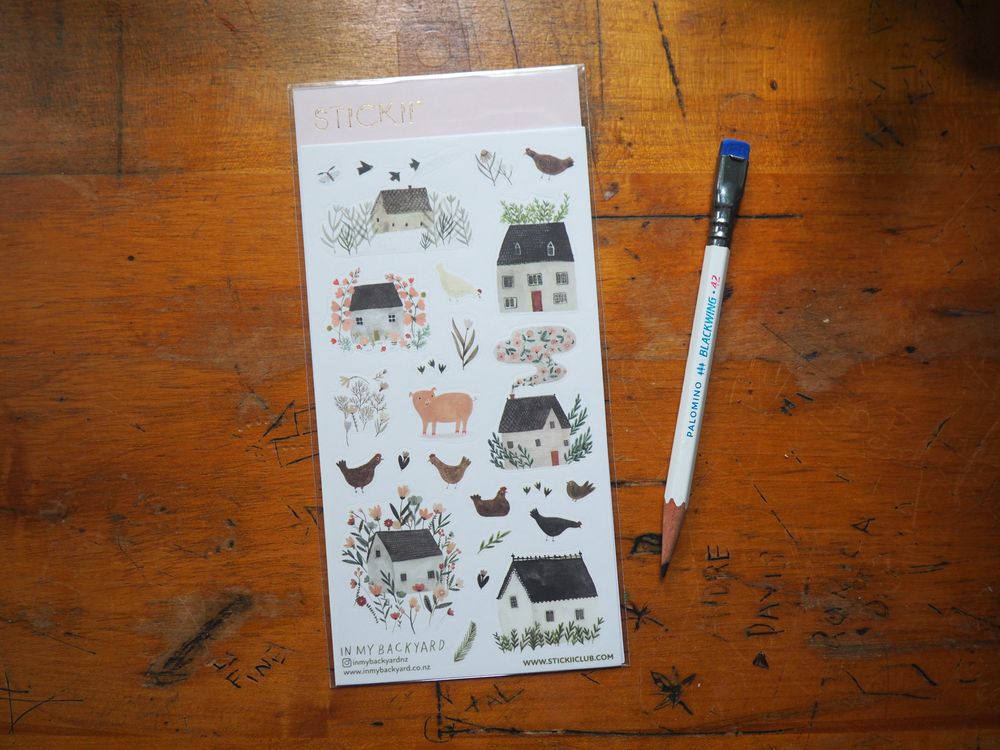 STICKII - Sticker Sheet - Little Farmhouse