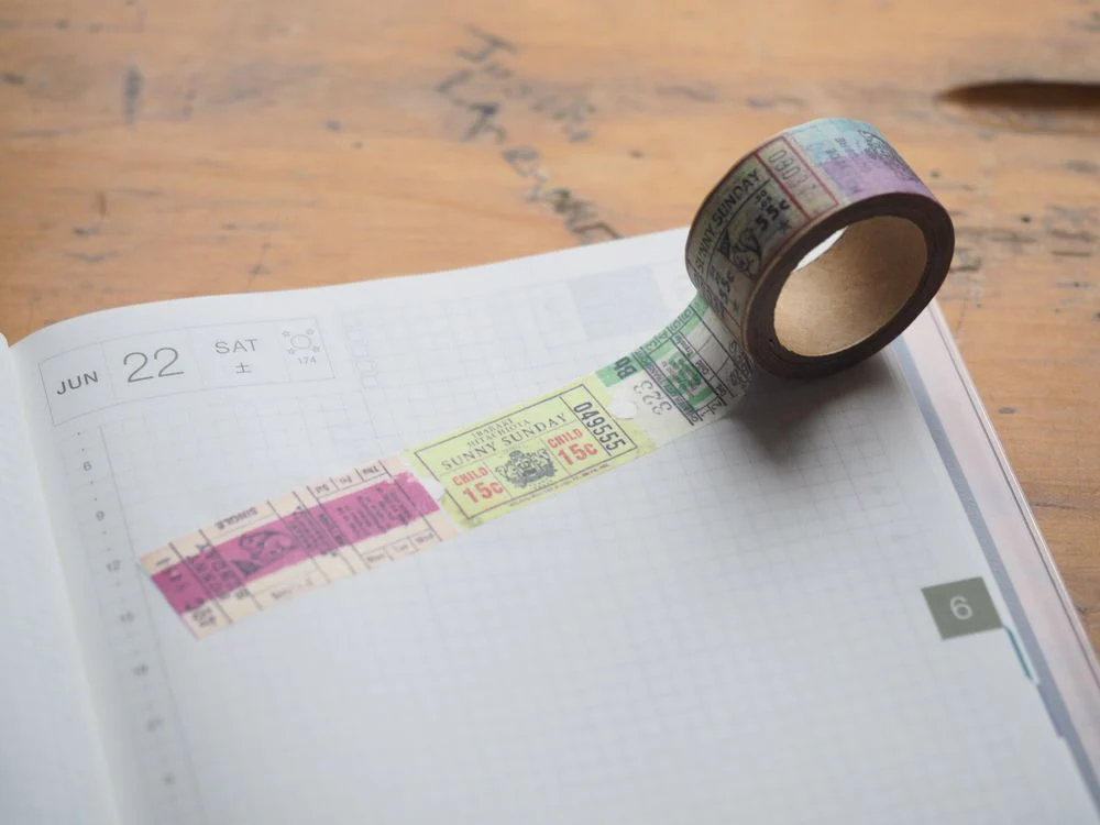 Papier Platz x Sunny Sunday - Washi Tape - Tickets (37-637)