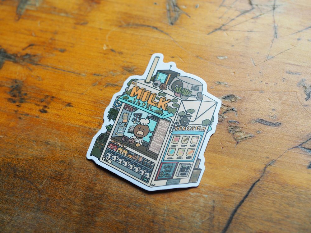 Sushiboiiiyy - Vinyl Sticker - No Milk Cafe