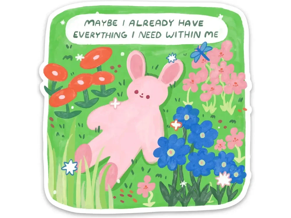Tender Ghost - Vinyl Sticker - Everything I Need Is Within Me
