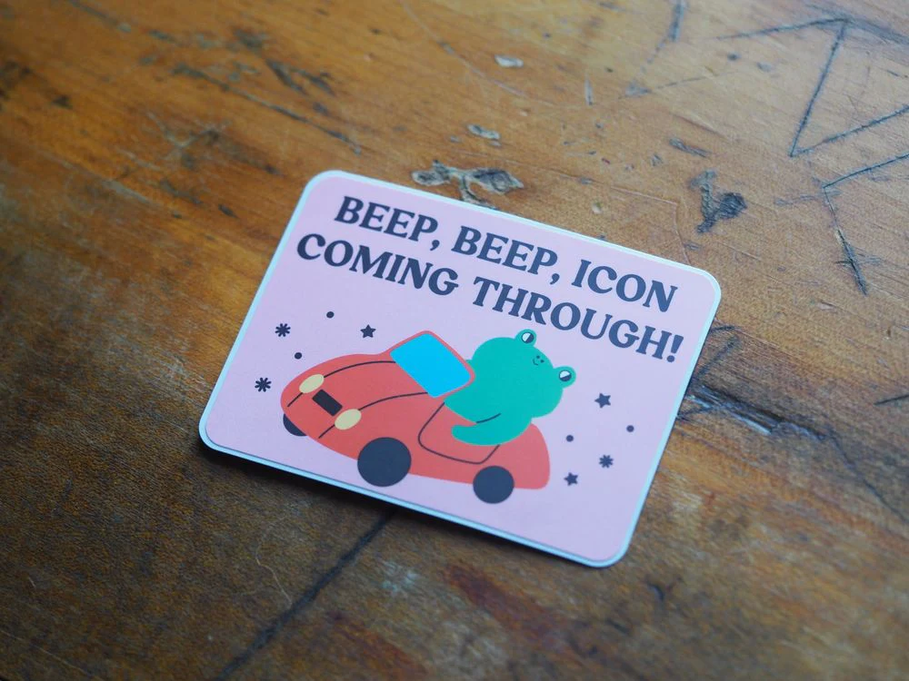 Tender Ghost - Vinyl Sticker - Icon Frog