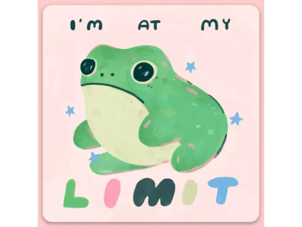 Tender Ghost - Vinyl Sticker - I'm At My Limit