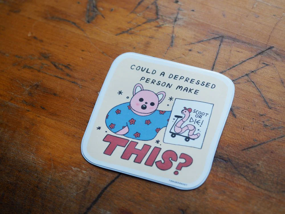 Tender Ghost - Vinyl Sticker - Make This
