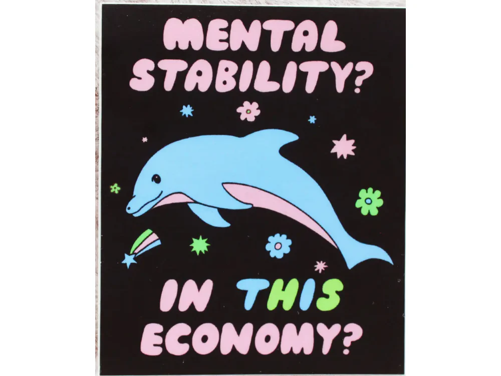Tender Ghost - Vinyl Sticker - Mental Stability