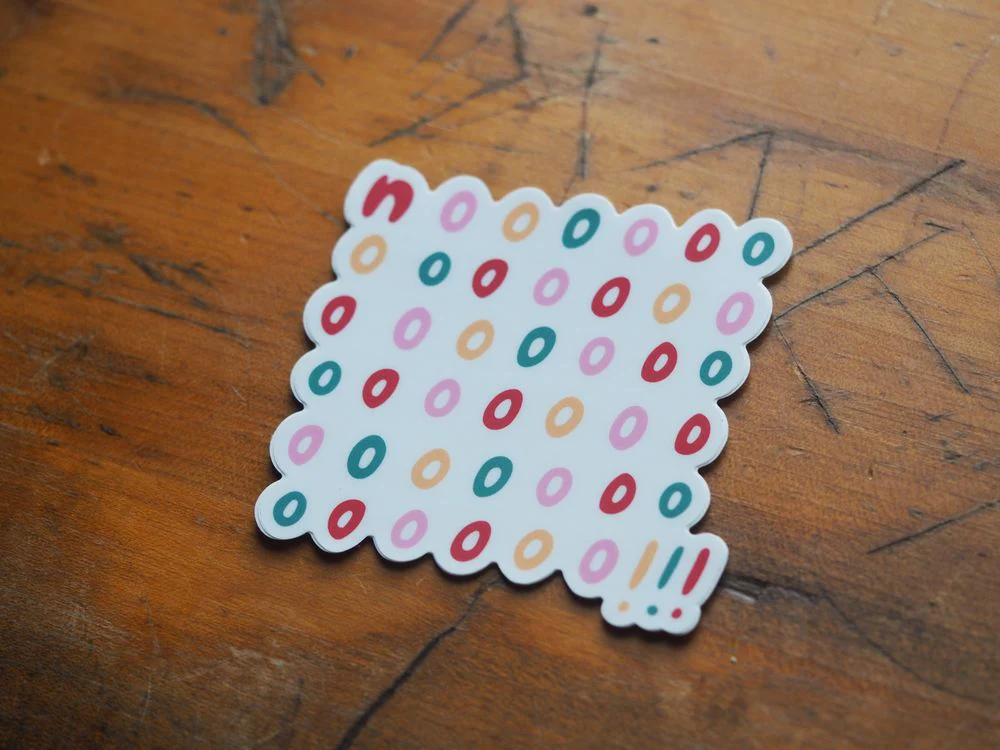 Tender Ghost - Vinyl Sticker - Noooooo