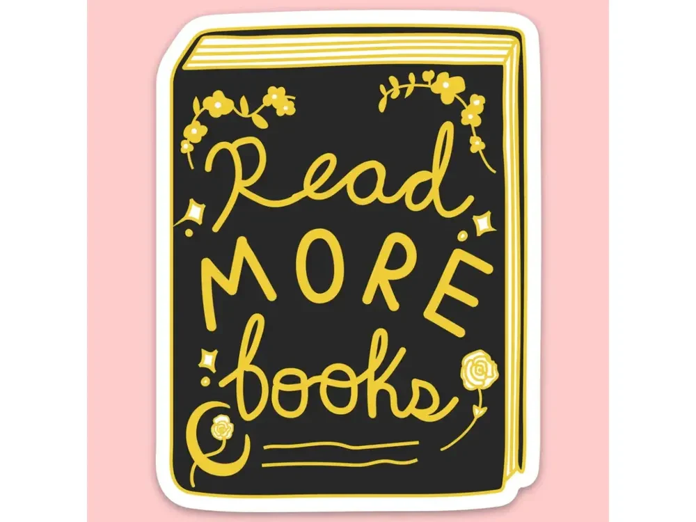 Tender Ghost - Vinyl Sticker - Read More Books