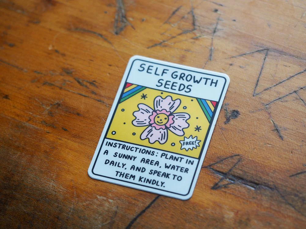 Tender Ghost - Vinyl Sticker - Self Growth Seeds