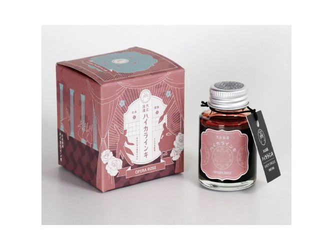 Teranishi Taisho Roman - Fountain Pen Ink (40mL) - Opera Rose