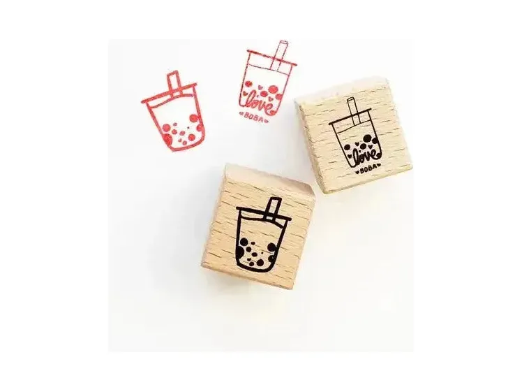 The Little Red House - Rubber Stamp Set (2) - Boba