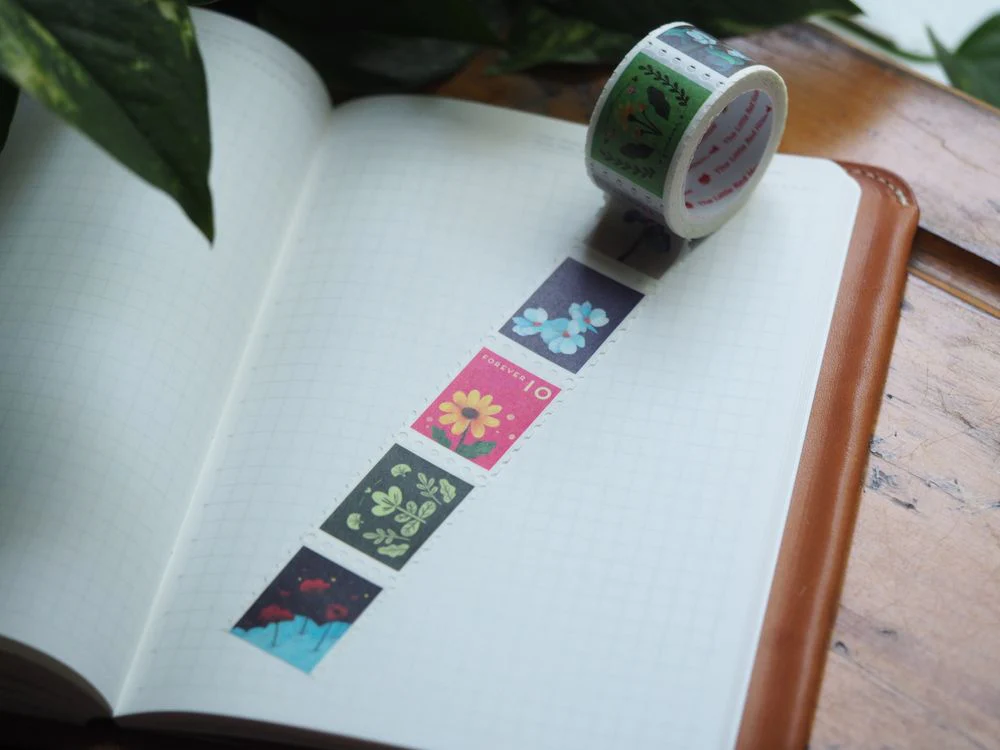 The Little Red House - Stamp Washi Tape - Floral