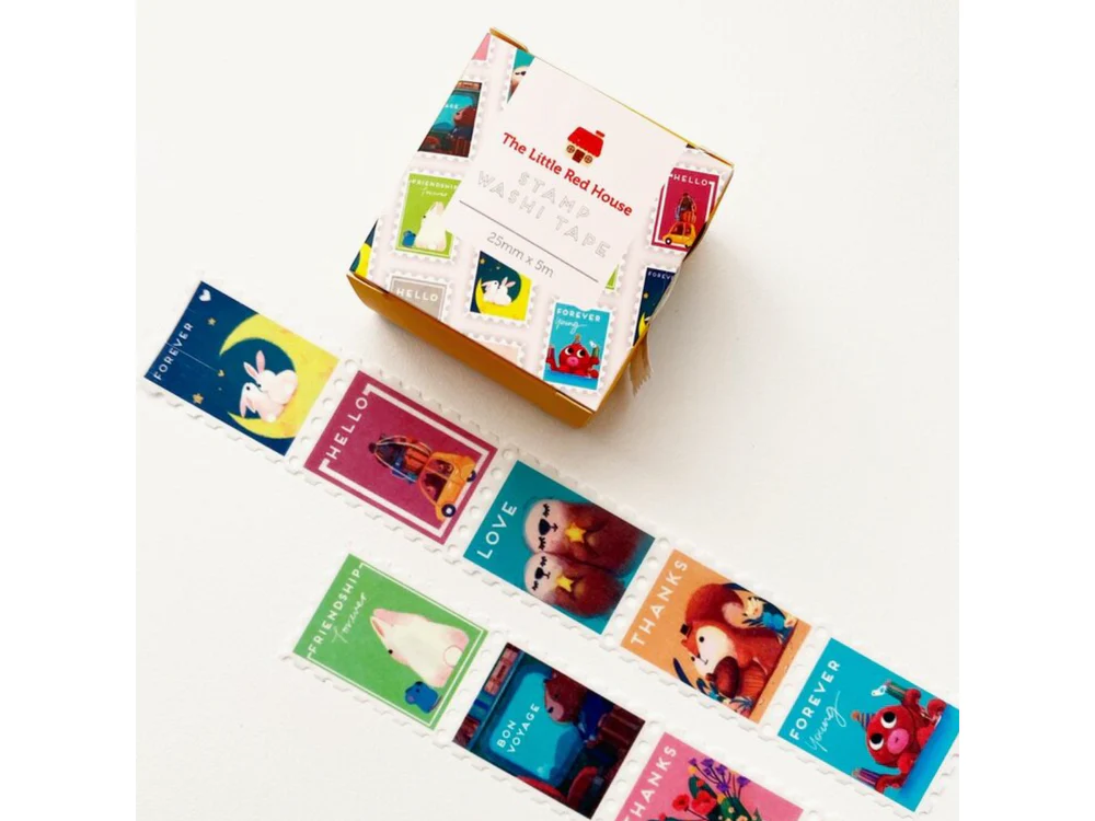 The Little Red House - Stamp Washi Tape - Forest Animals