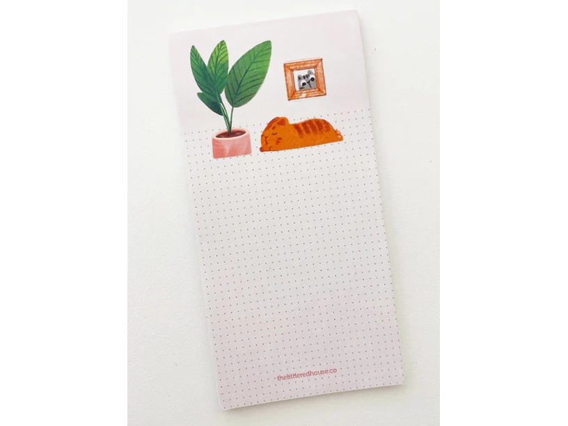 The Little Red House - Sticky Notes - Dot Napping Cat