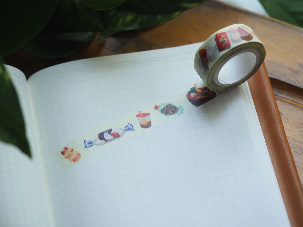 The Little Red House - Washi Tape - Asian Snacks