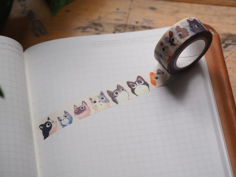 The Little Red House - Washi Tape - Cat Faces