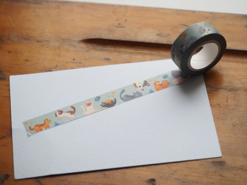 The Little Red House - Washi Tape - Cats