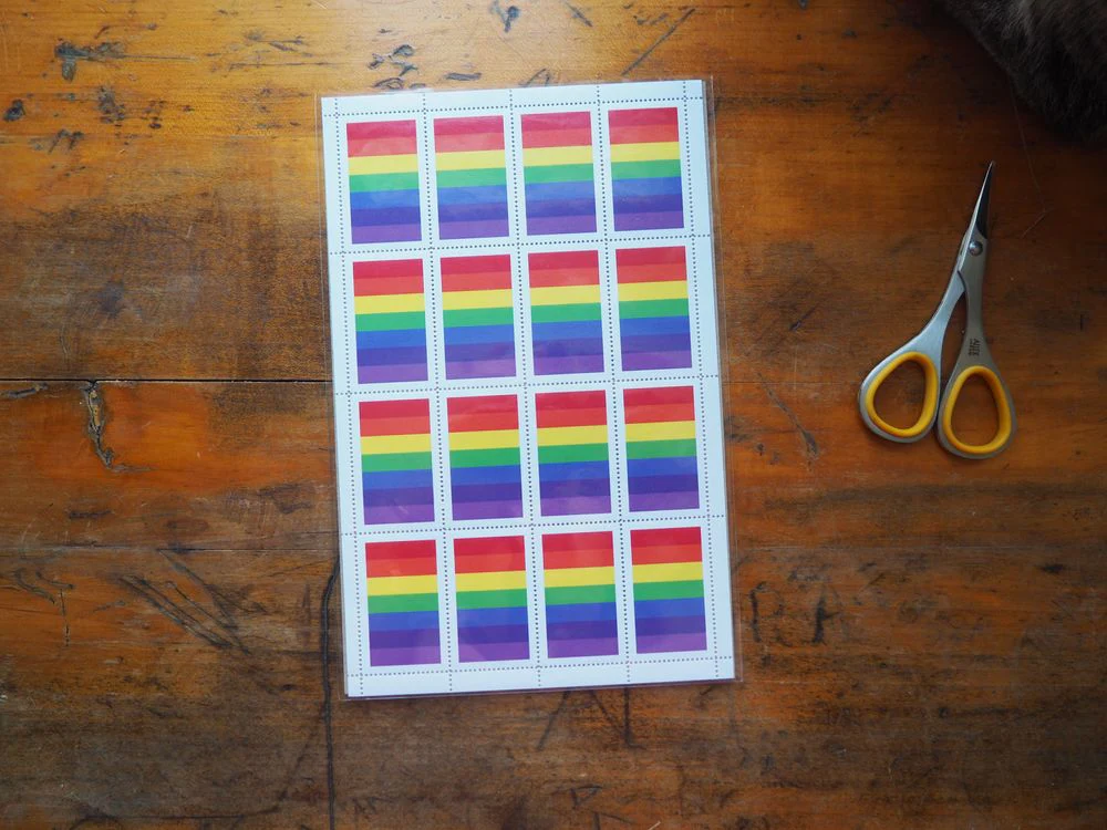 The Portland Stamp Company - Lick & Stick StampsRainbow Pride