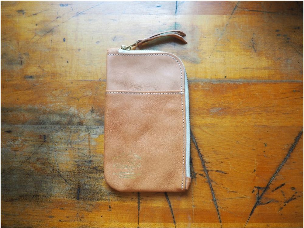 <b>PRE-ORDER</b> - The Superior Labor Leather - Pen and Wallet Case - Natural