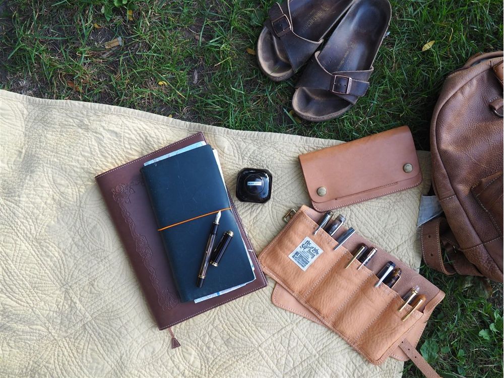The Superior Labor - Leather Pen Roll - Natural - Image 4