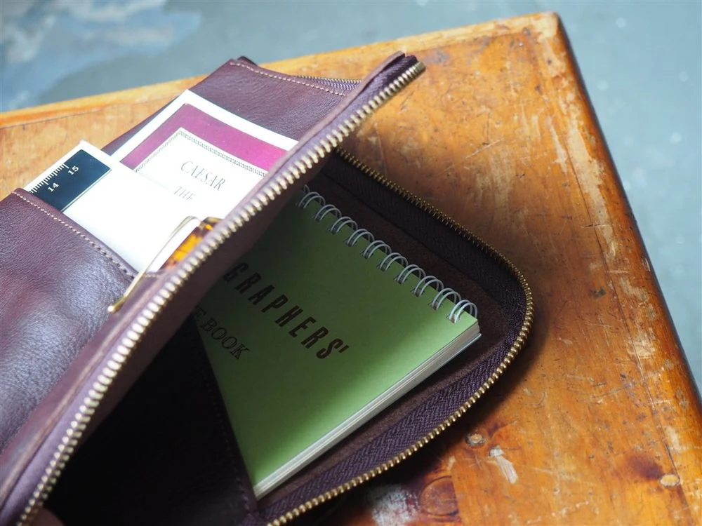 <b>PRE-ORDER</b> - The Superior Labor - Leather Portfolio - Dark Brown (A5) - Image 3